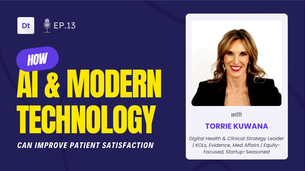 Healthcare professionals and AI in a modern setting.